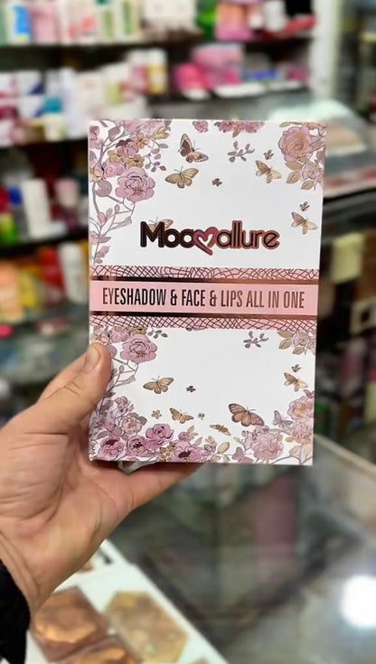 7 Pages All-in-One Makeup Book Kit – Eyeshadow, Blush, Highlighter, Lip Colors | 50% OFF