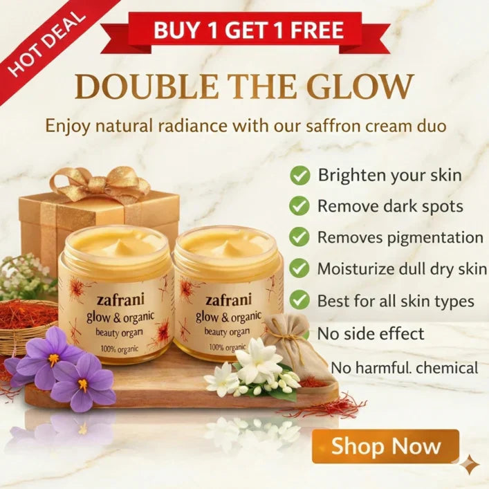 pack of 2 Zafrani Glow & White Beauty Cream - 💯 (Guaranteed Results)